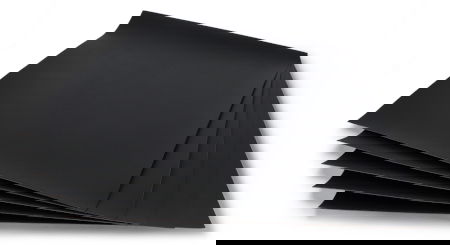 Látka z PU ekokůže 300 x 300 mm - Bambu Lab - Černá - 5 ks.