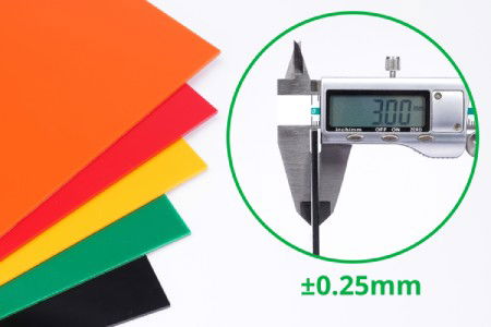 Akrylová deska - 3 mm - 300 x 300 mm Bambu Lab - oranžová - 3 ks.