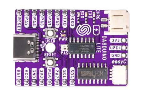 Dasduino LITE - ATTiny1604 - kompatibilní s Arduinem - bez konektorů - pájený 333008