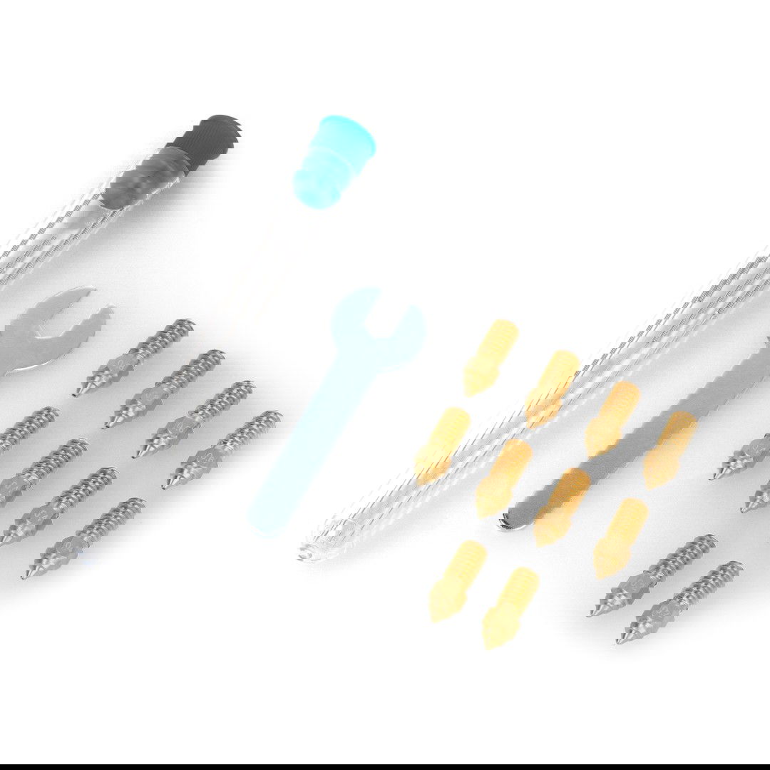 Sada trysek 0,2 mm / 0,4 mm / 0,6 mm / 0,8 mm pro 3D tiskárny Elegoo Neptune 4 / 4 Pro - mosaz