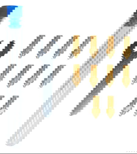 Sada trysek 0,2 mm / 0,4 mm / 0,6 mm / 0,8 mm pro 3D tiskárny Elegoo Neptune 4 / 4 Pro - mosaz