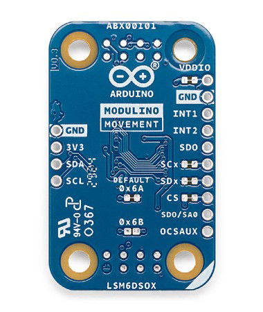 Arduino Modulino Movement - 6osá IMU - akcelerometr a gyroskop - LSM6DSOXTR - Qwiic - ABX00101