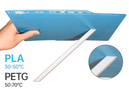 BIQU Panda Buildplate CryoGrip Pro Frostbite - oboustranná magnetická podložka - pro mini tiskárny BambuLab A1 - 184 x 184 mm