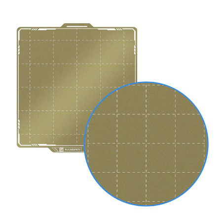 BIQU Panda Dual Textured PEI - Oboustranná magnetická fólie - pro tiskárny Bambu Lab P1, X1 a A1 - 257 x 257 mm