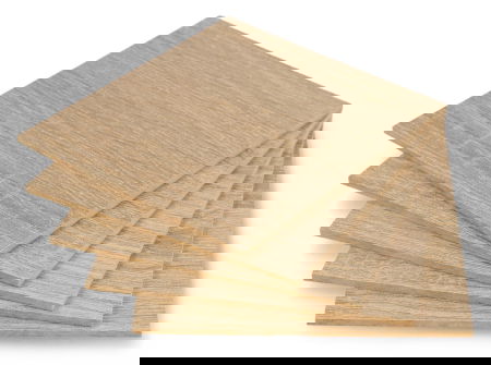 HDF deska Sonoma - 3 mm - 110 x 120 mm - 5 ks.