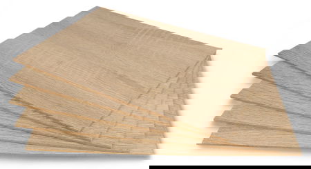 HDF deska Sonoma - 3 mm - 210 x 297 mm - 5 ks.