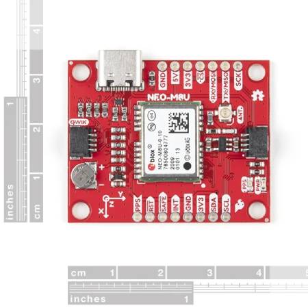 GPS modul NEO-M8U - Odpočet - Qwiic - SparkFun GPS‑16329