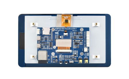 ESP32-S3 - Vývojová deska pro WiFi + Bluetooth se 7'' IPS LCD displejem 800 x 480 px - Waveshare 27078