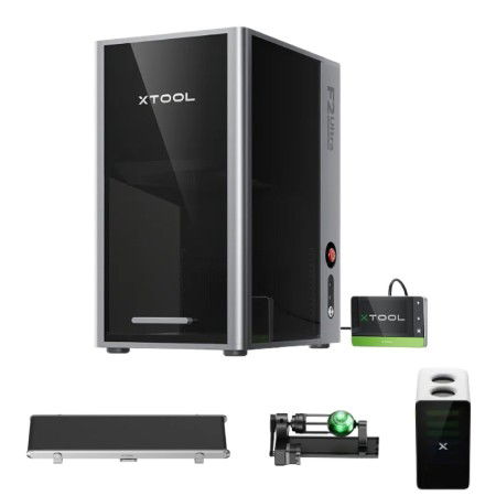 xTool F2 Ultra - MOPA 60 W + 40 W diodový laserový řezací a gravírovací stroj - Deluxe verze