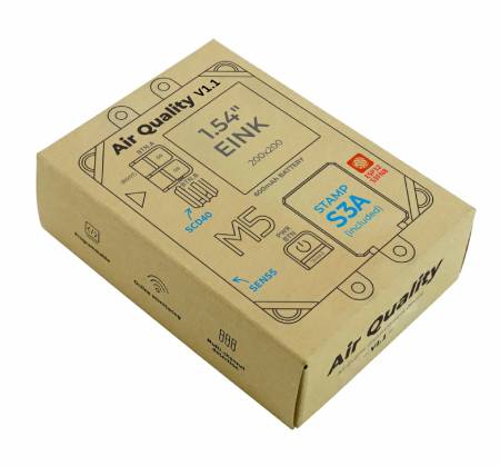 Sada pro měření kvality ovzduší v1.1 - sada pro měření kvality ovzduší - M5StampS3A + SEN55 + vývojový modul SCD40 - M5Stack K131-V11
