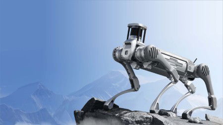 Čtyřnohá chodící plošina - robotický pes - Unitree B2