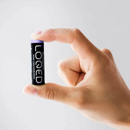 Shelly LOQED Power Kit - 8x AA Ni-MH baterie + napájecí zdroj - pro chytrý zámek LOQED