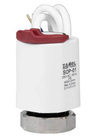 Zamel Supla ZSP-01 - sada pro ovládání podlahového vytápění - ovládací lišta LLM-01 + pohony SOP-01 - 230 V