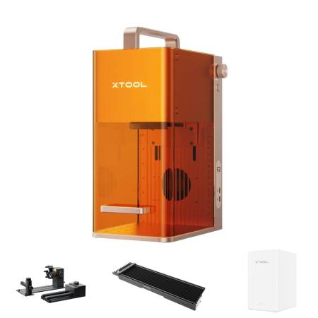xTool F2 - laserový gravírovací stroj s diodou 15 W a infračerveným laserem 5 W