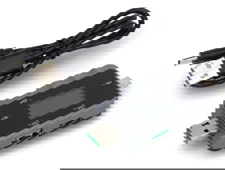 FNIRSI FNAC-28 2v1 USB tester - měřič napětí, proudu a výkonu z USB A / USB C portu