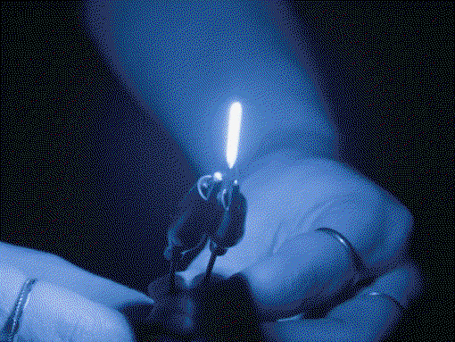 Jednostranný flexibilní LED filament - flexibilní LED pásek - 3V 25mm - teplá bílá