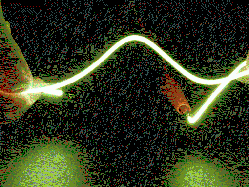 Flexibilní LED filament - Noodle flexibilní LED pásek - 3V 130mm