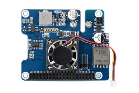 PoE M.2 HAT+ - PCIe adaptér pro NVMe M.2 disky s podporou PoE - pro Raspberry Pi 5 - Waveshare 28411