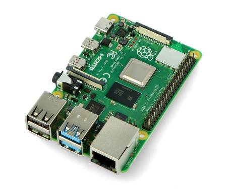 Raspberry Pi 4 model B WiFi DualBand Bluetooth 2 GB RAM 1,8 GHz - verze s duální RAM