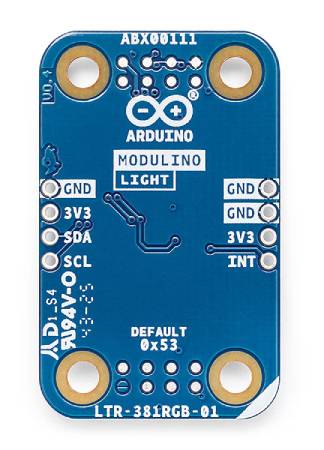 Arduino Modulo Light - senzor světla, barvy a infračerveného záření - Qwiic - ABX00111