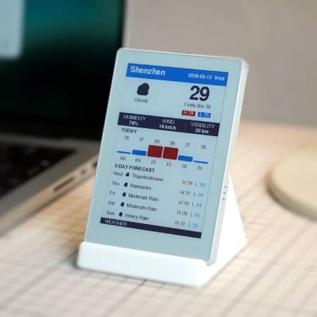 Vývojářská sada M5Paper Color ESP32S3 - vývojový modul ESP32-S3 - 4'' elektronický papír, 6barevný displej E Ink Spectra - M5Stack C151