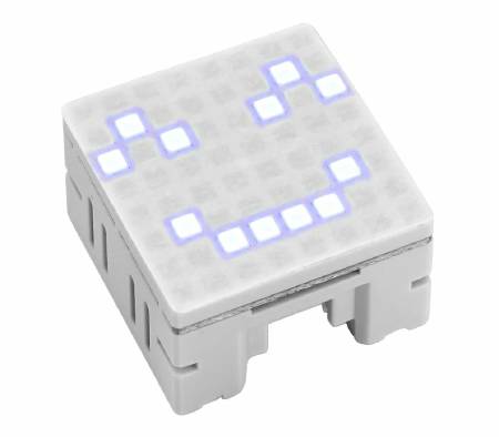 Řetězový mono - 8x8 LED matice s bílými diodami - UART - M5Stack U217