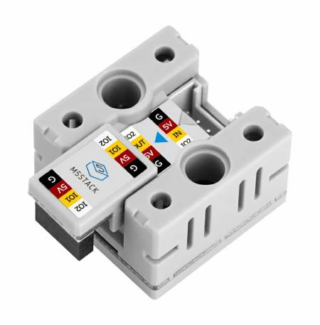 Řetězový mono - 8x8 LED matice s bílými diodami - UART - M5Stack U217