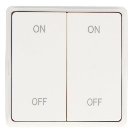 Dálkové ovládání - dvoukanálové kinetické tlačítko - RF 2,4 GHz pro RTX moduly - RTX RFR2K